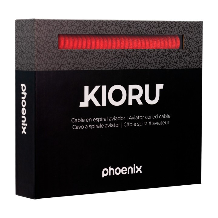 PHOENIX Cable aviador en espiral USB-C para teclado gaming