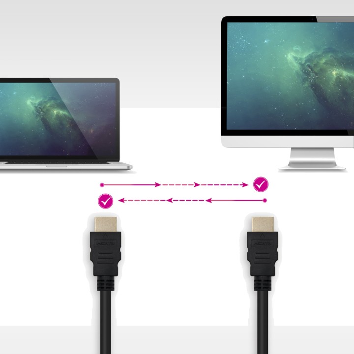 NANOCABLE HDMI-kaapeli suurnopeus Ethernetillä 1.4 4K