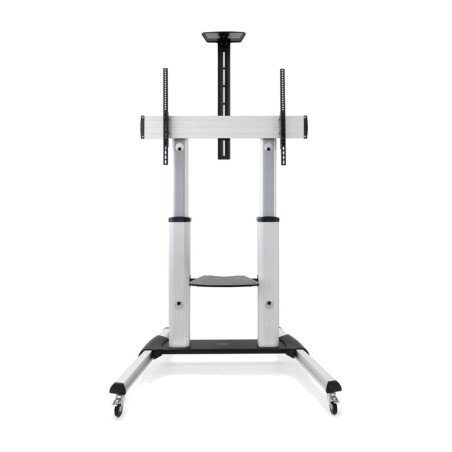 support de sol en aluminium avec plateaux pour téléviseur fs20300m 60-100" 100kg