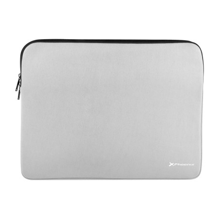 funda de neopreno con interior aterciopelado para portátil y tablet basics-14"