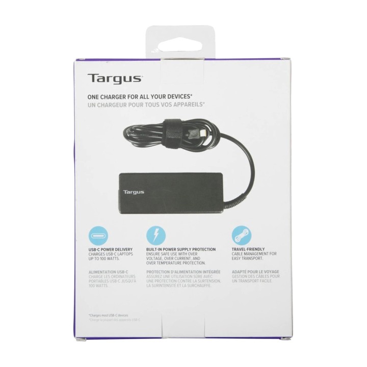 TARGUS Universelles USB-C-PD-Ladegerät für Laptops APA108EU