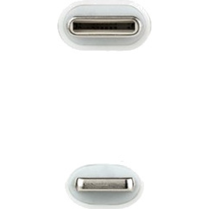 NANOCABLE Lightning - USB-C kábel iPhone-hoz töltéshez és