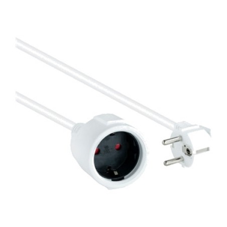 cable alargador de corriente schuko macho a hembra cee7 16a 4000w 5 m
