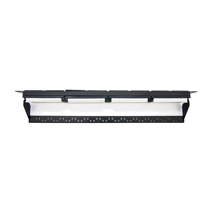NANOCABLE Panel de parcheo para armario rack con 24 puertos