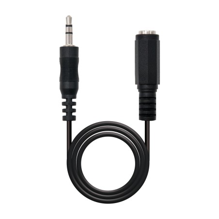 stereo audio predlžovací kábel jack samec–samica 3,5mm 1,5 m