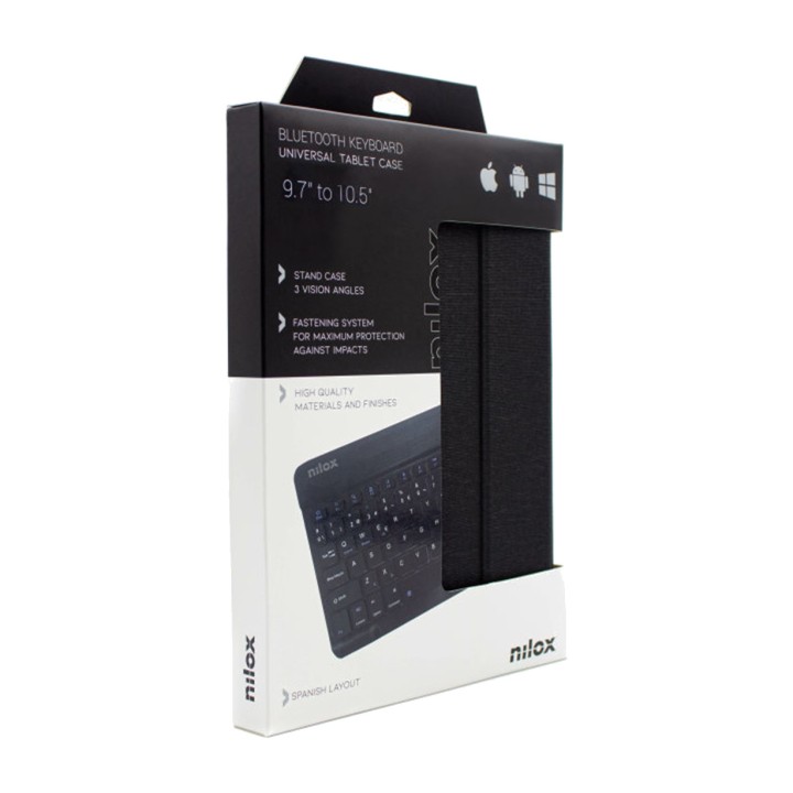 NILOX Universelle Tablet-Hülle mit abnehmbarer