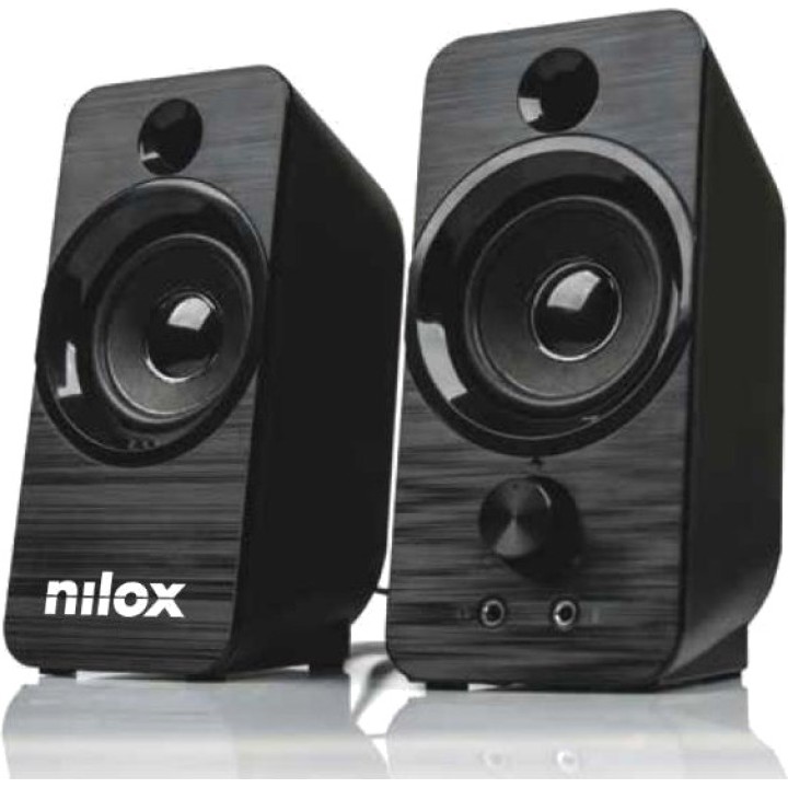 NILOX Altavoces estéreo para PC con alimentación USB NXAPC02