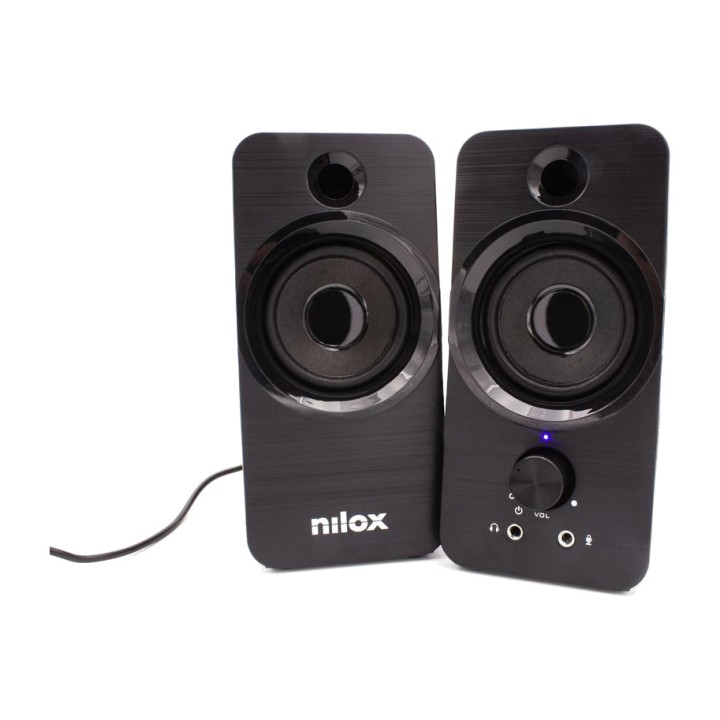 NILOX Altavoces estéreo para PC con alimentación USB NXAPC02