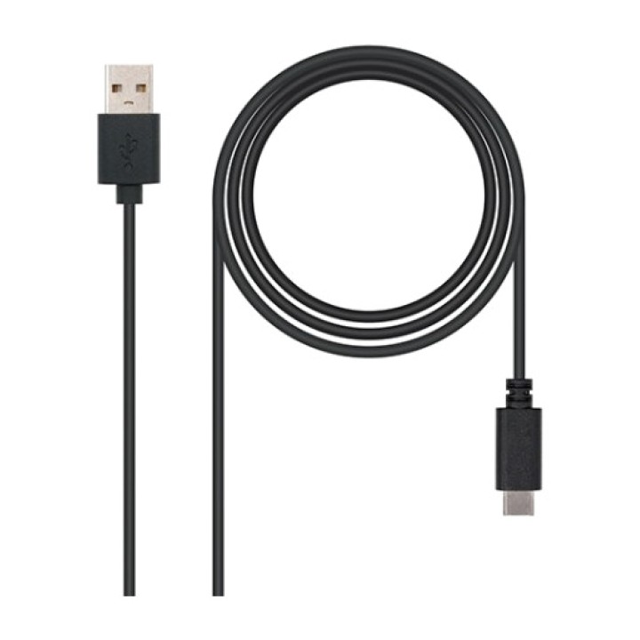 NANOCABLE USB-C-auf-USB-A-Lade- und Datenkabel 2.0 3A 2 M