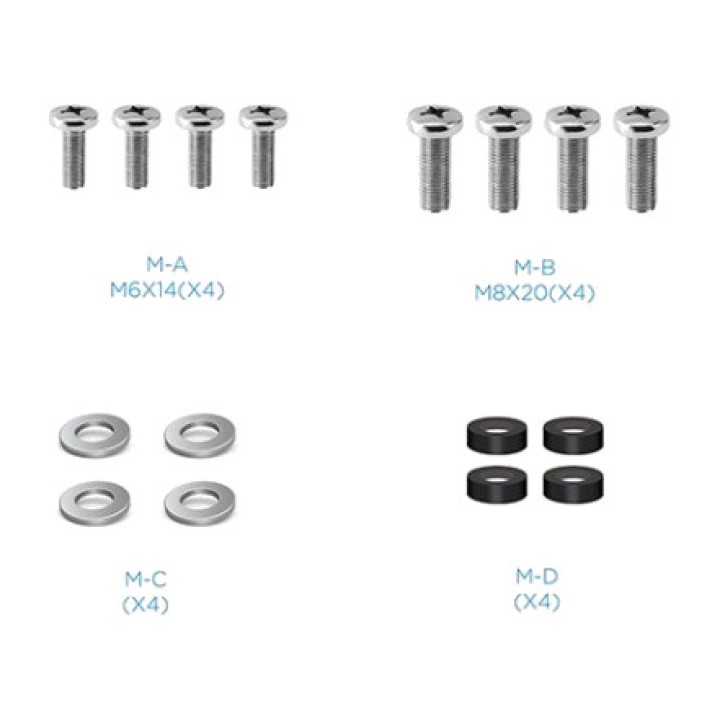 TOOQ Support mural TV orientable et inclinable LP2255TN