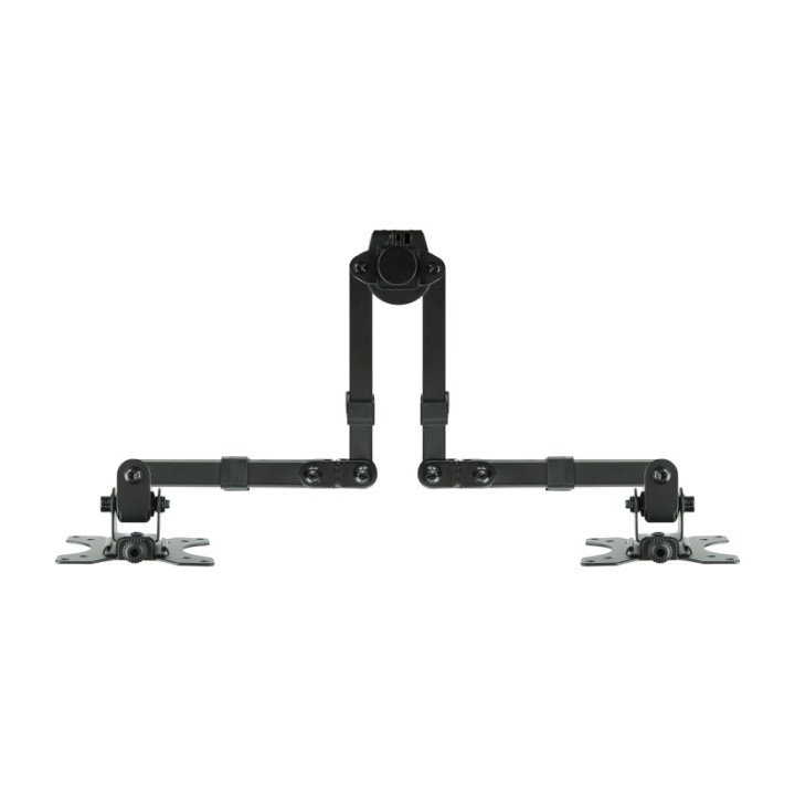 TOOQ Supporto da tavolo orientabile per due monitor DB1232TN