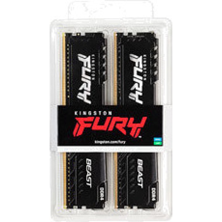 KINGSTON Memoria RAM DDR4 per desktop FURY BEAST DDR4-3200
