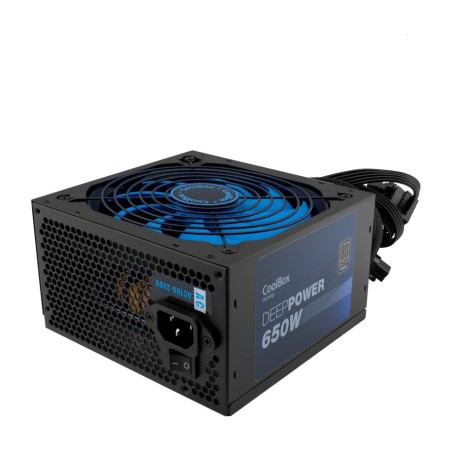 fuente de alimentación gaming con ventilador 14 cm deeppower-650w 80 plus bronze full-range