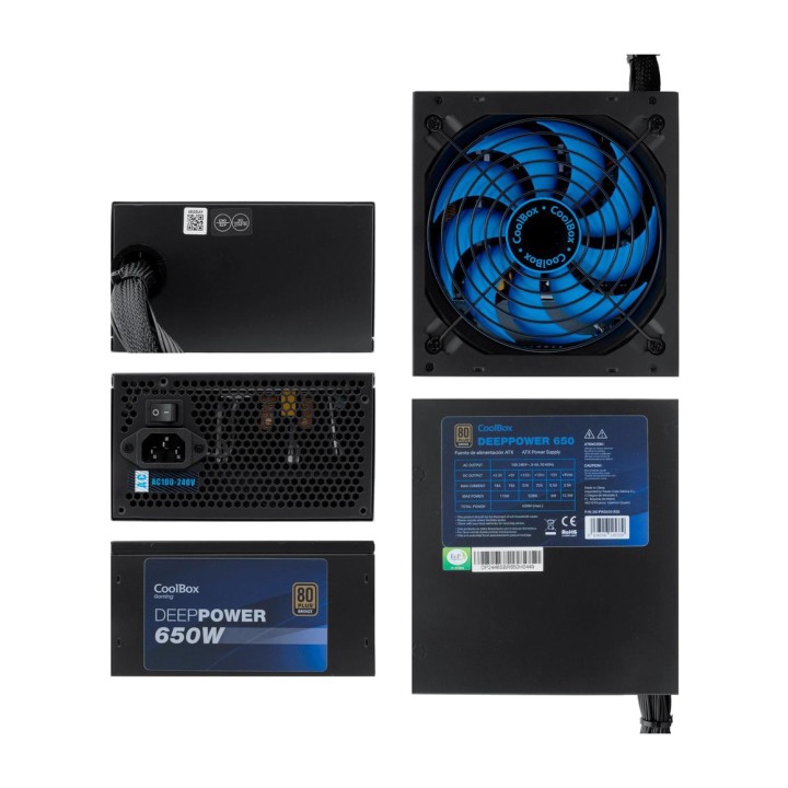 COOLBOX Alimentation gaming avec ventilateur de 14 cm