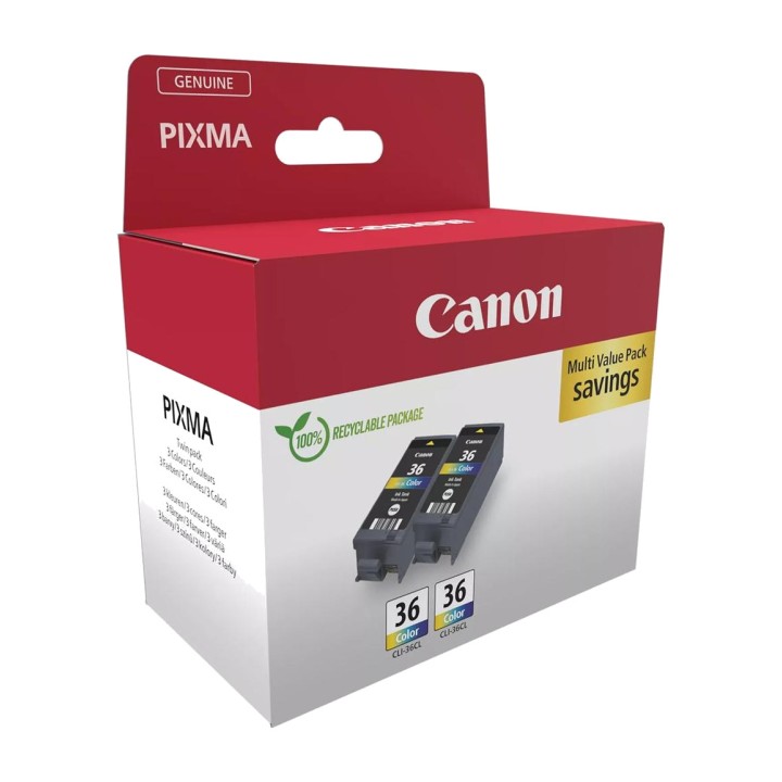 CANON Tintenpatronen-Pack CLI-36 2 UDS 1511B025
