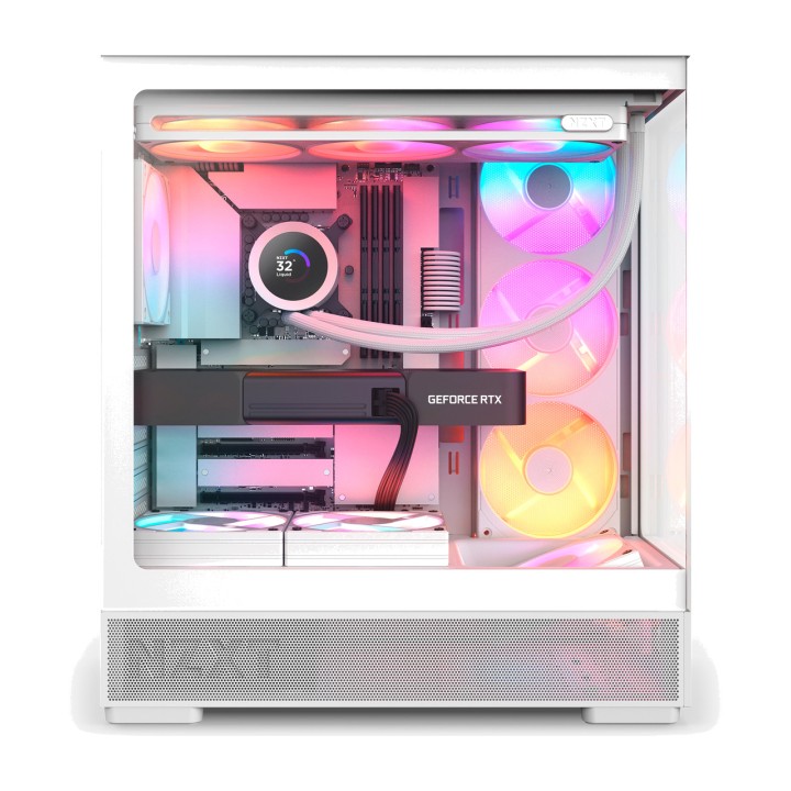 NZXT Semitower ATX PC-kotelo sivuikkunalla ja valmiiksi