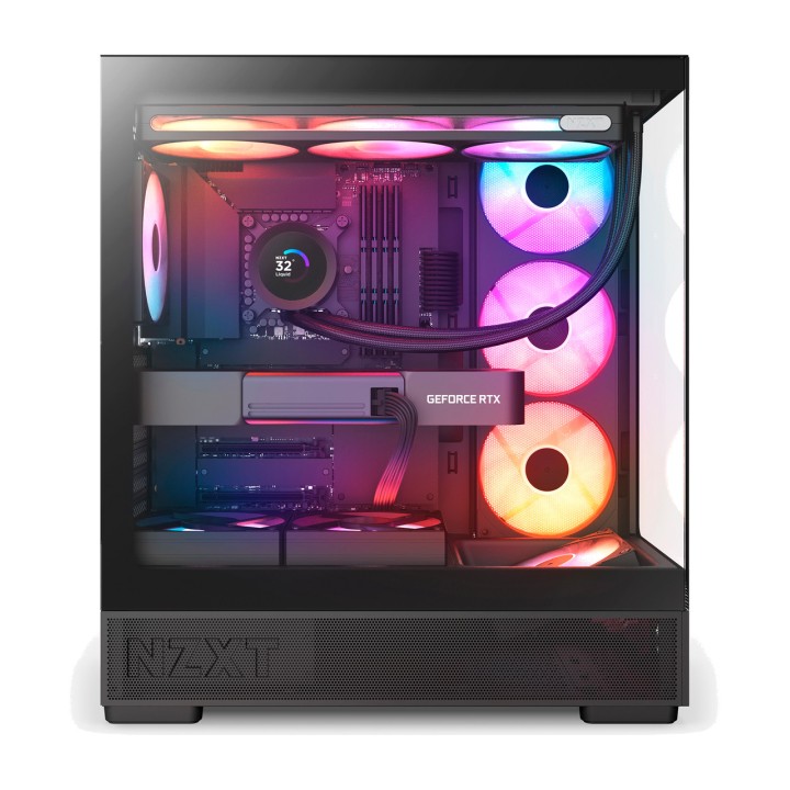 NZXT Carcasă PC semitower ATX cu fereastră laterală și