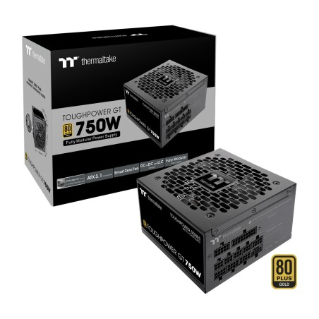 fuente de alimentación de pc atx 3.1 modular 80 plus gold de 750 w toughpower-gt