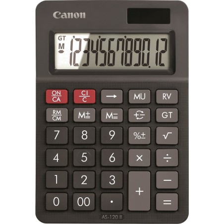 calculator de birou cu 12 cifre și alimentare dublă as-120 ii