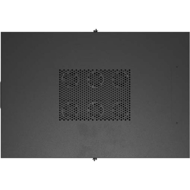 LANBERG Standrack mit perforierter Tür und LCD-Display 19"