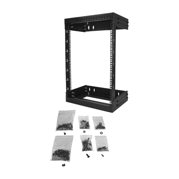 STARTECH.COM 2-post open wall rack with adjustable depth 15U