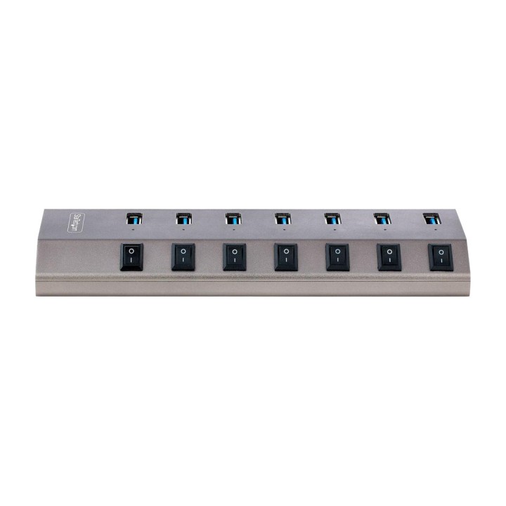 STARTECH.COM 7-port USB hub with individual switches and