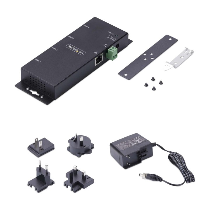 STARTECH.COM 4-Port-Seriell-zu-Ethernet-Geräteserver RS232
