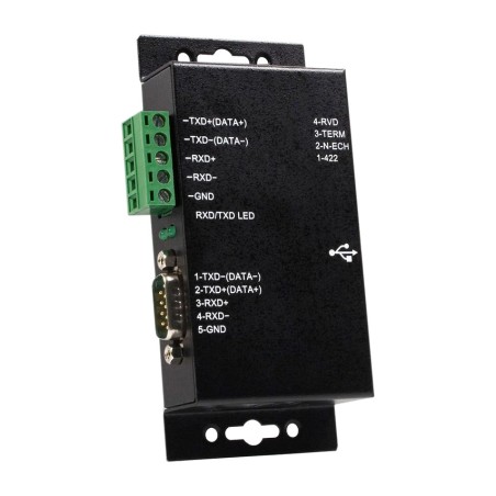 adattatore industriale da usb a seriale con isolamento ottico rs422/485 icusb422is
