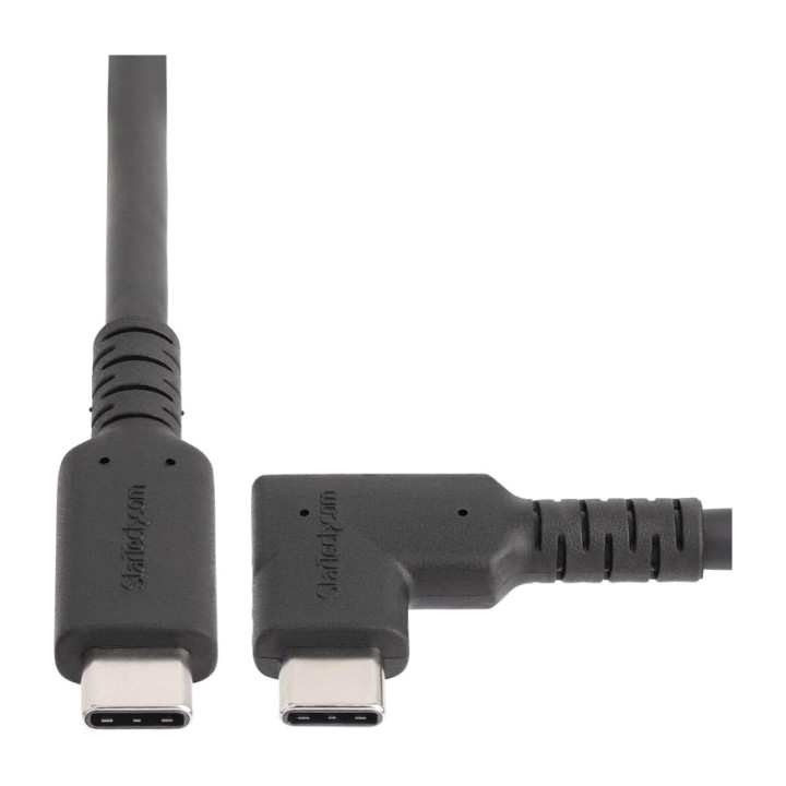 STARTECH.COM Cable USB-C resistente acodado 3.2 GEN2 10GBPS