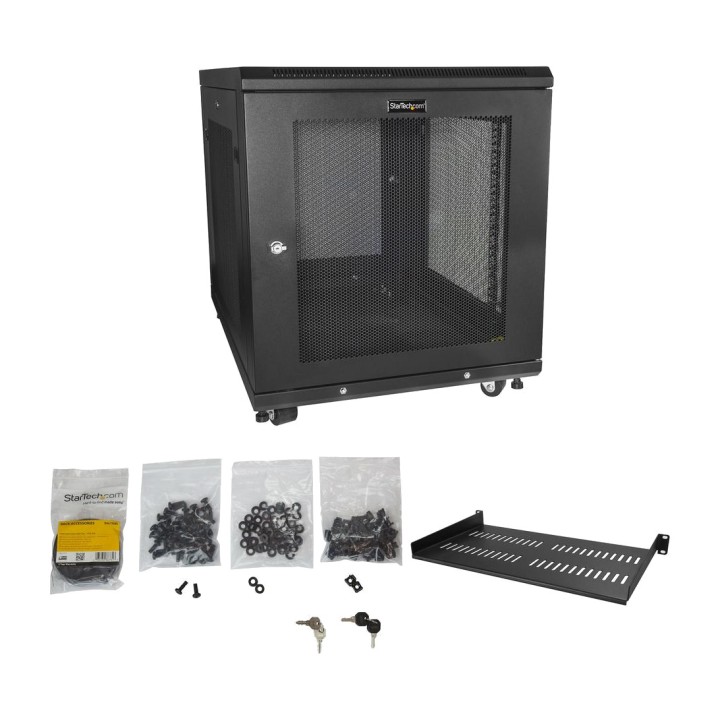 STARTECH.COM Enclosed 4-post server rack cabinet 12U 19" 33"