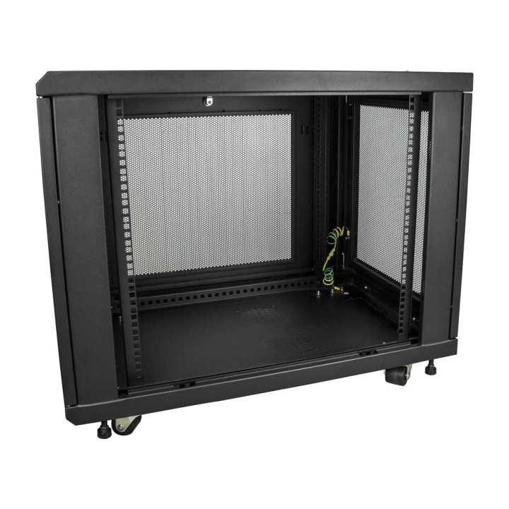 STARTECH.COM Zárt szerver rack szekrény 4 oszloppal 12U 19"