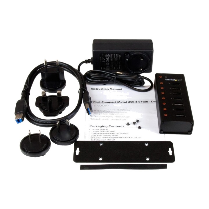 STARTECH.COM Hub USB métallique à 7 ports 3.0 5GBPS