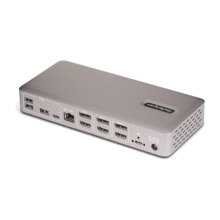 STARTECH.COM Dockingstation für Laptops mit 3 Monitoren USB4