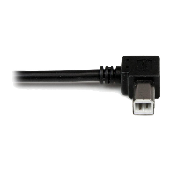 STARTECH.COM Cable USB-A a USB-B acodado hacia la izquierda para impresora 2.0 2 M USBAB2ML DSP0000040090