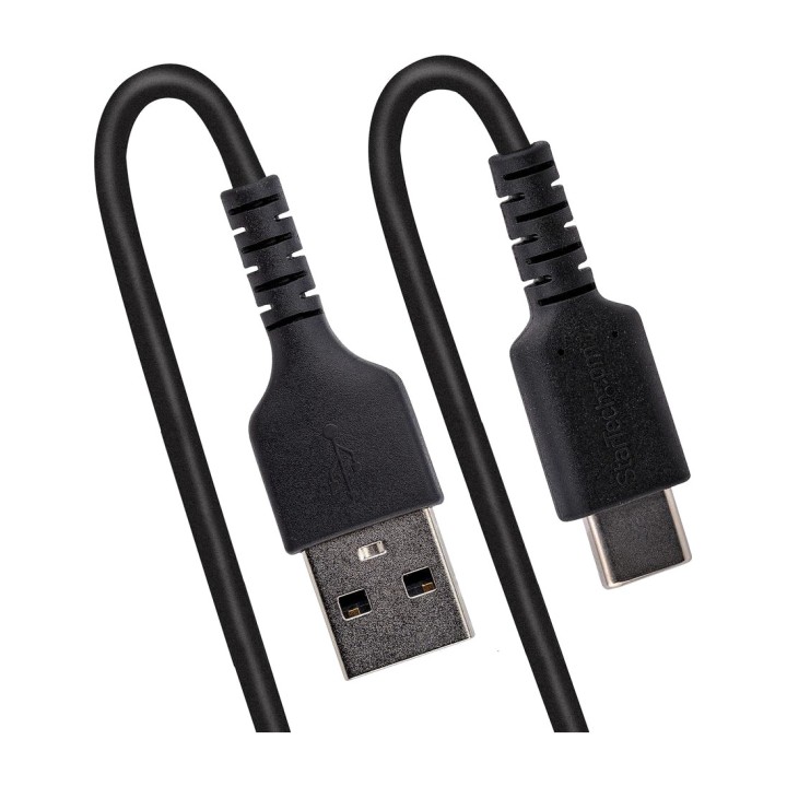 STARTECH.COM Odolný spirálový aramidový kabel USB-A na USB-C
