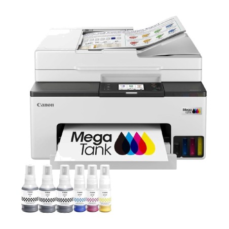 multifunction ink tank printer with fax and 3 black bottles included maxify-gx2051 a4