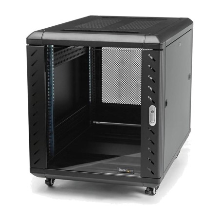 siirrettävä telineskaappi pyörillä palvelimille 15u 19" 32" rk1536bkf