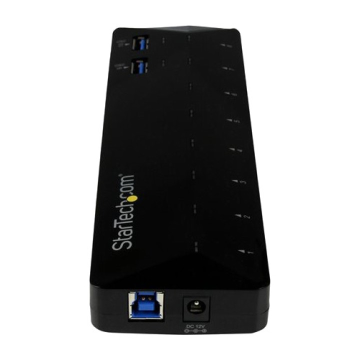 STARTECH.COM USB hub with 10 ports, charging,