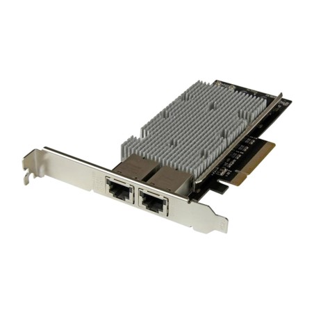 scheda di rete pci express con 2 porte 10 gigabit e chipset intel x540 10gbase-t rj45 st20000spexi