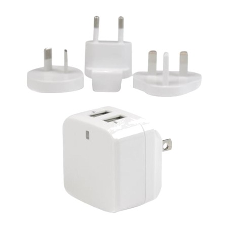 încărcător usb de perete cu 2 porturi pentru telefoane și tablete 17w 2xusb-a usb2pacwh