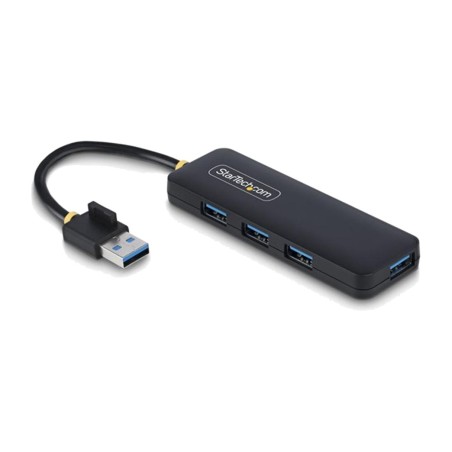mini travel usb hub with 4 usb-a ports 3.2-gen1 5gbps h5a4ausbhub