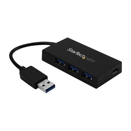 hub usb de 4 puertos con 3 usb-a y 1 usb-c 3.1-gen1 5gbps hb30a3a1cfb