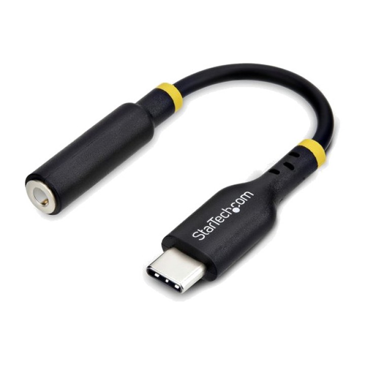 STARTECH.COM USB-C–3,5 mm jack -äänisovitin TRRS 12,7 CM
