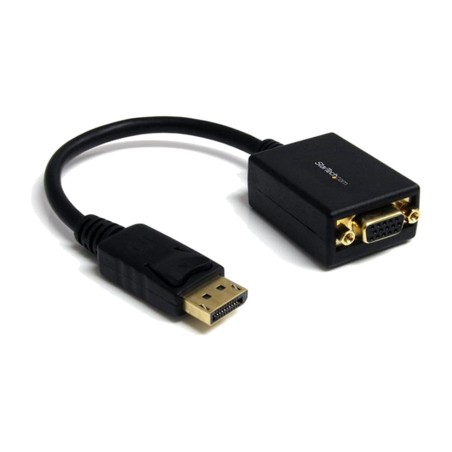 adaptador activo displayport macho a vga hembra 28 cm dp2vga2