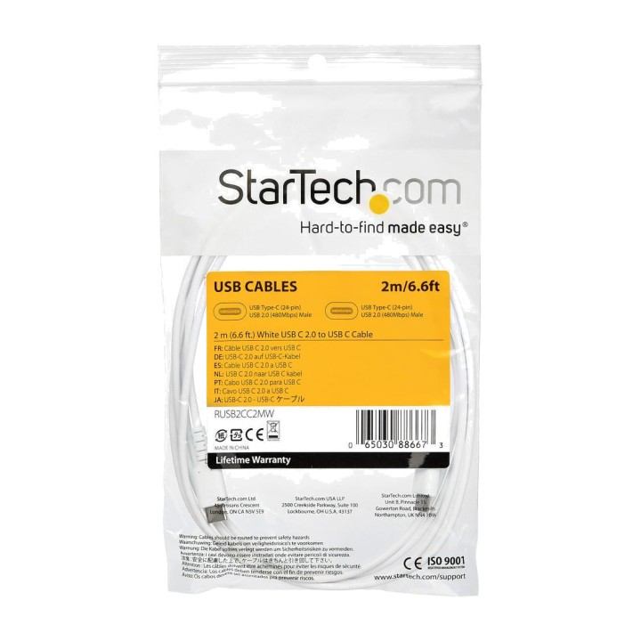 STARTECH.COM Robustes Aramidkabel mit USB-C-Anschlüssen 2.0