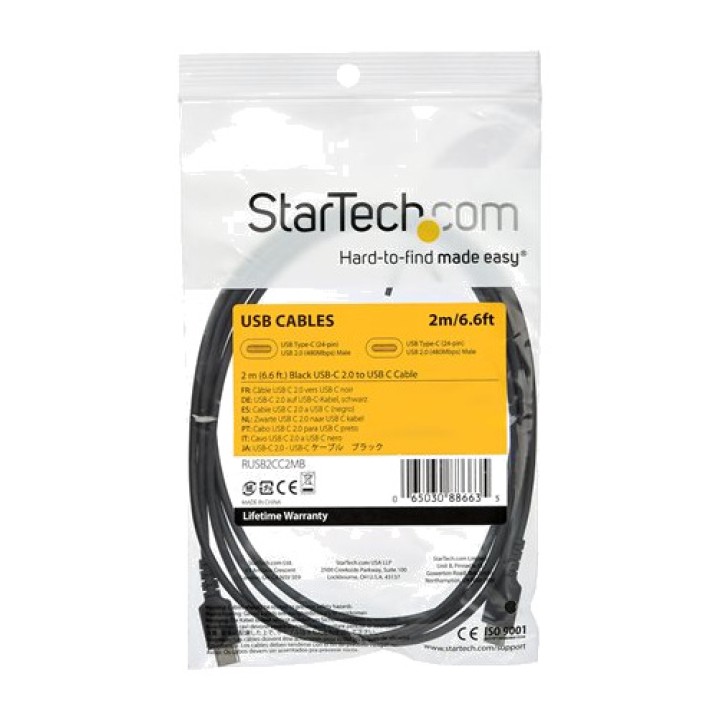 STARTECH.COM Robust aramidkabel med USB-C-stik 2.0 PD 60W 2