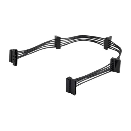 cable divisor de alimentación sata a cuatro conectores 40 cm pyo4sata