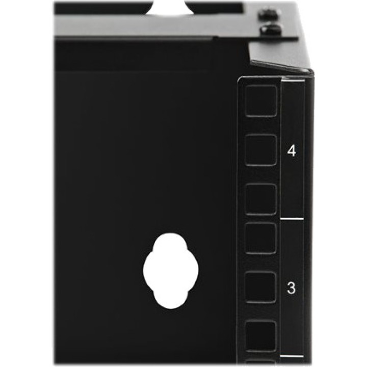 STARTECH.COM Nástěnná racková skříň s nízkým profilem 4U 19"