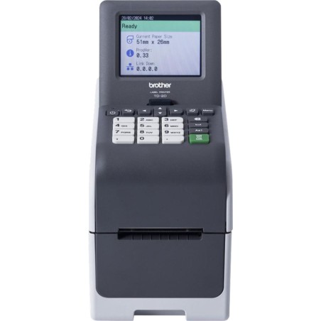impresora de etiquetas y tickets térmica directa con pantalla táctil td-2350dsa 203ppp-usb-c lan wi-fi bt