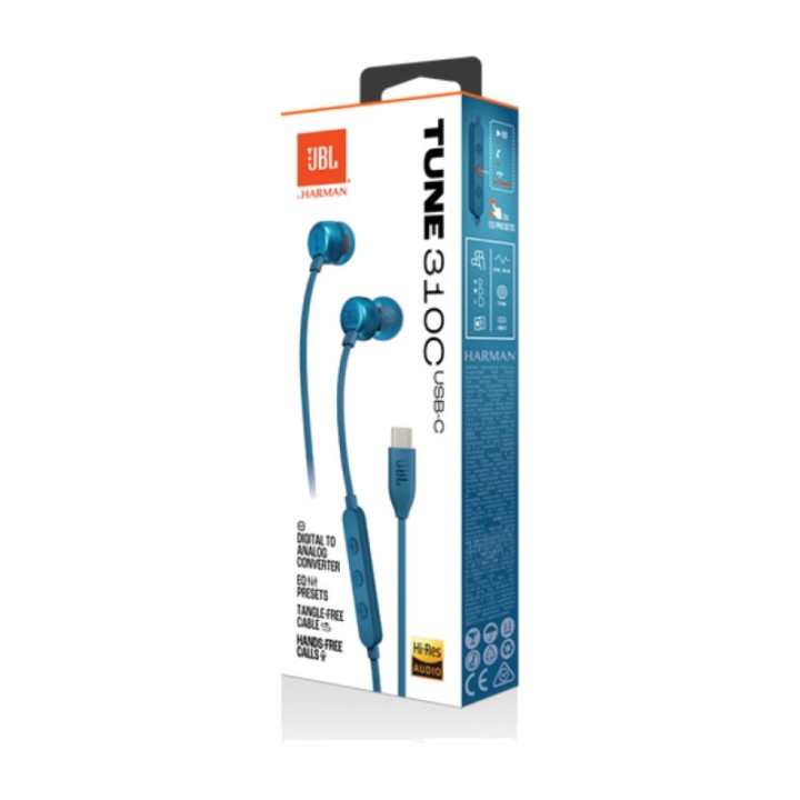 JBL Écouteurs intra-auriculaires avec câble USB-C et